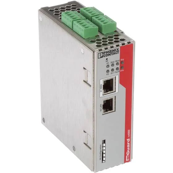 2200515 | PHOENIX CONTACT Router; Ethernet; FL MGUARD RS4000 TX/TX VPN MGUARD Series