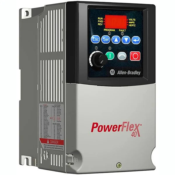 22B-D1P4N104 | Allen-Bradley | PowerFlex 40 AC Drive 480VAC 3PH 1.4A 0.5 HP Frame B