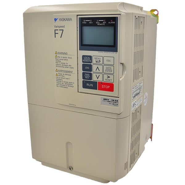 Yaskawa CIMR-F7U4011 15HP 460V Three Phase Industrial Variable Frequency Drive