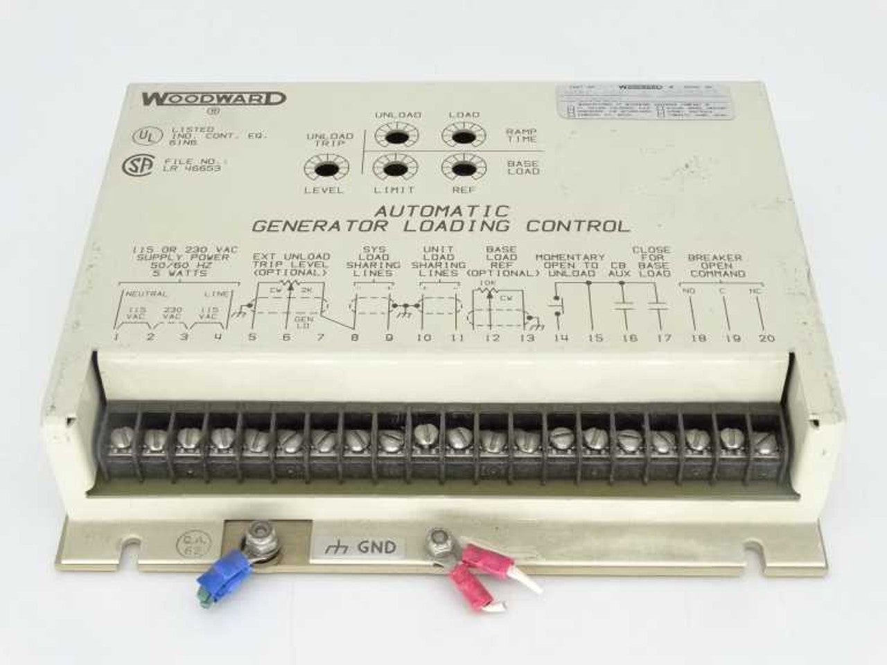 9905-096 | Woodward Automatic Generator Loading Control AGLC Series