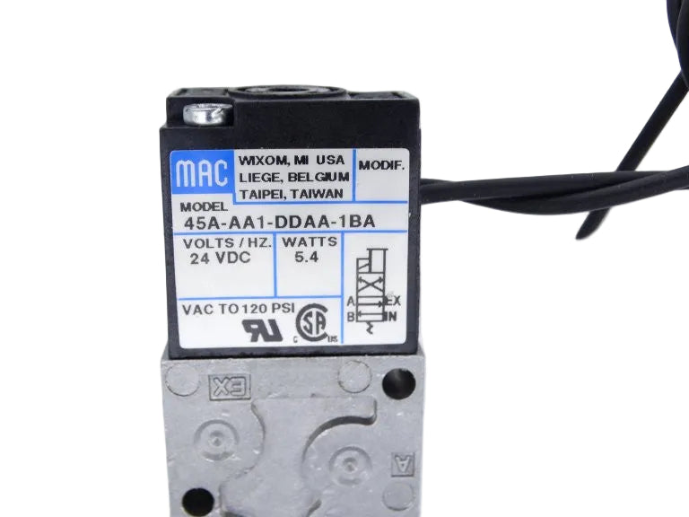 45A-AA1-DDAA-1BA | Mac Valves Inc Solenoid Valve