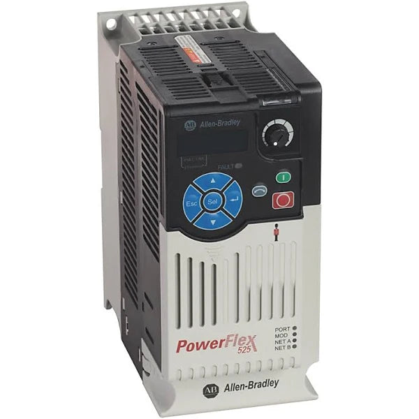 25B-V4P8N104 | Allen-Bradley PowerFlex 525 AC Drive 120VAC 1-Phase 1HP IP20