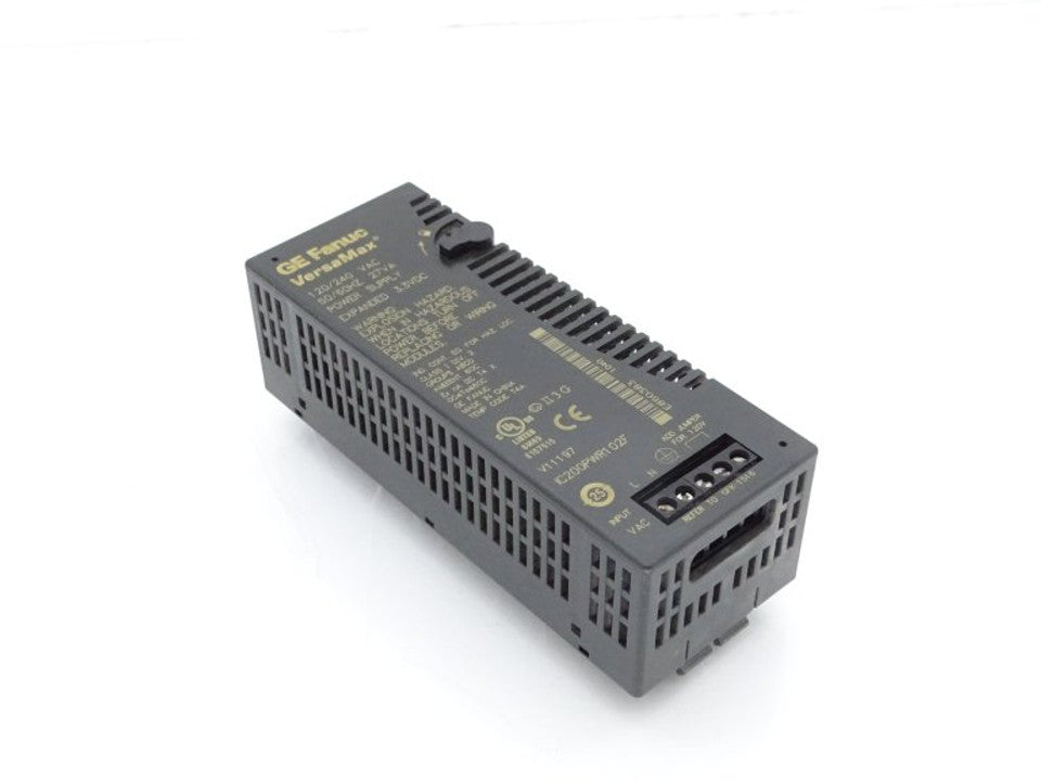 IC200PWR102 | GE Fanuc VersaMax Expanded Power Supply 120/240 VAC, 27 VA, 5/3.3 VDC