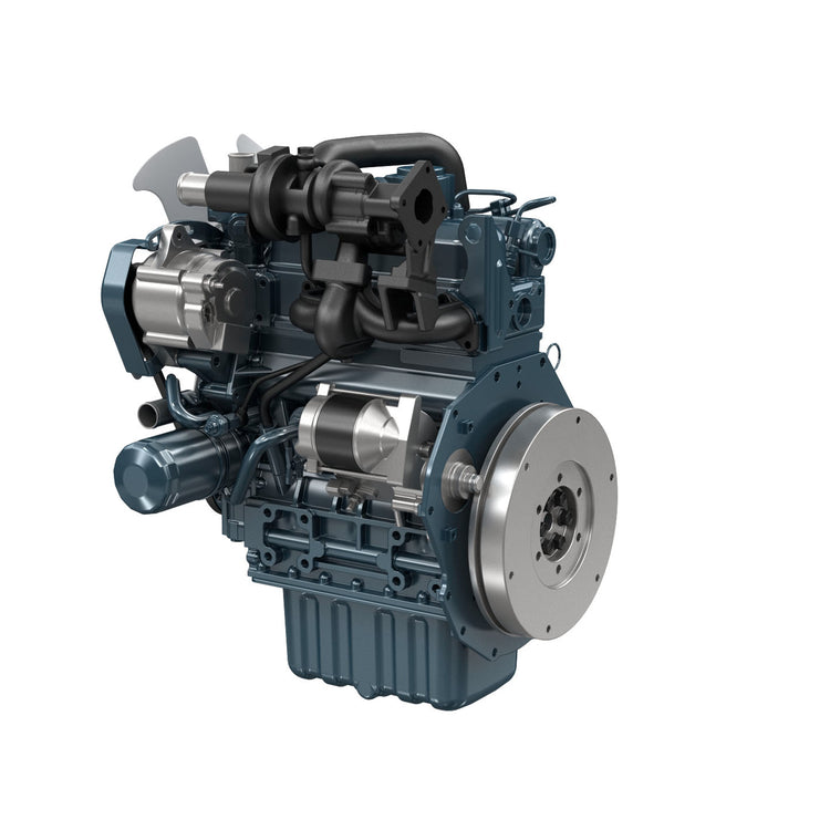 Doosan D1105-T-E3B 1.123L 3-Cylinder Turbocharged Diesel Engine 24.5kW