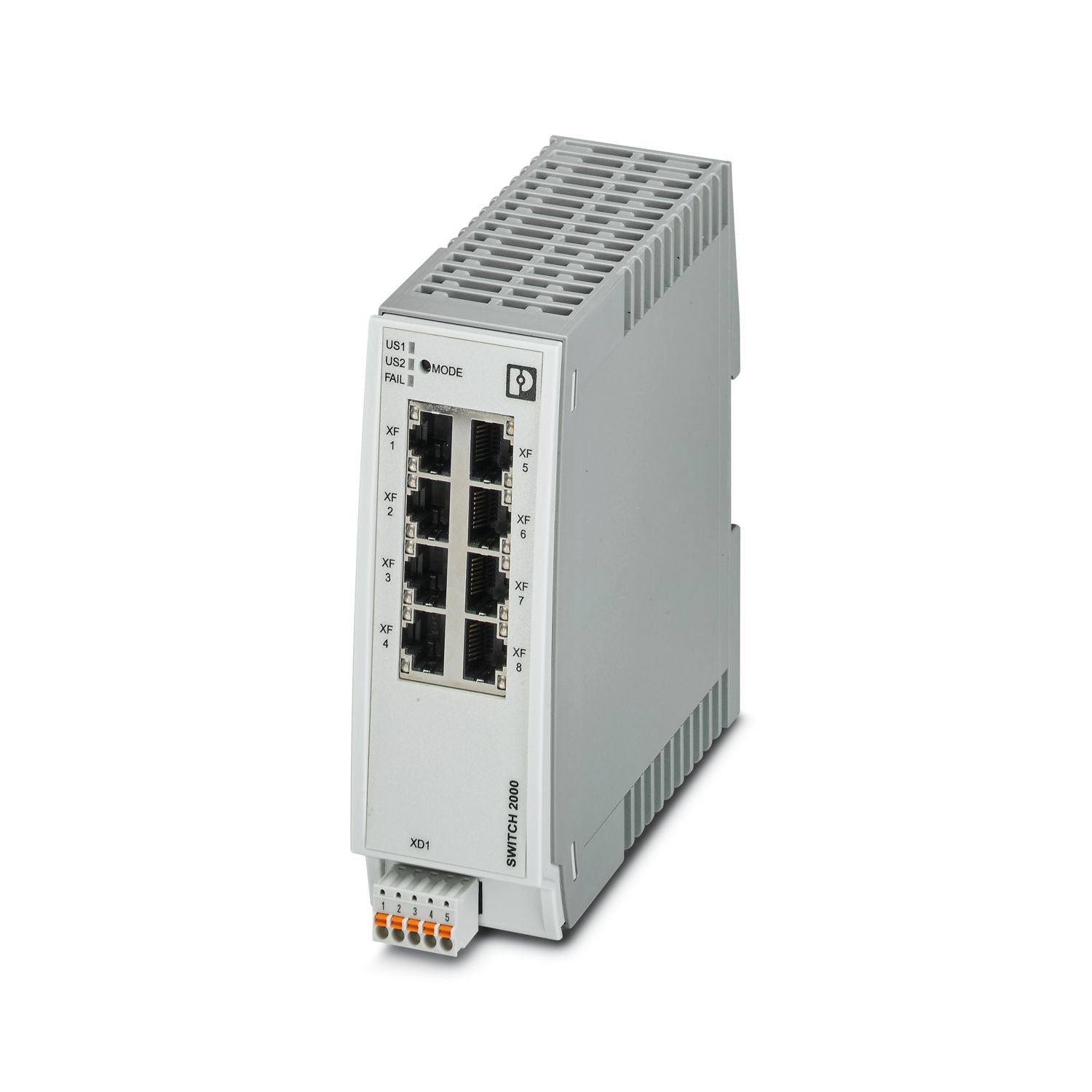 2702327 | Phoenix Contact Ethernet Switch, Managed, 8 Port, 10/100Mbps, Wide Temp, FL Switch 2000 Series
