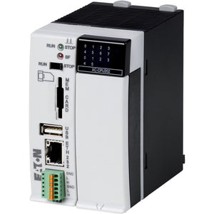 Eaton XC-CPU202-EC4M-8DI-6DO-XV XC200 Modular PLC 24VDC with 8 Inputs, 6 Outputs and Ethernet