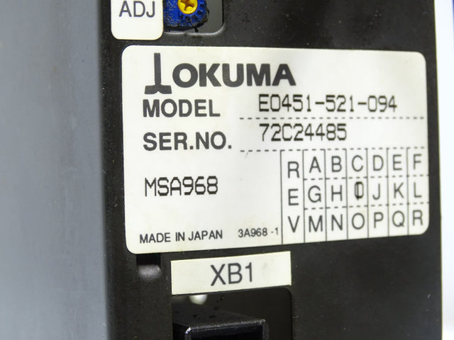 E0451-521-094 | Okuma Power Supply Module