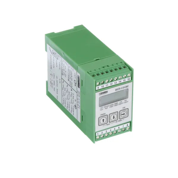 2814605 | PHOENIX CONTACT 3 Way Frequency Measuring Transducer, Frequency 0.1-120 Hz, Programmable
