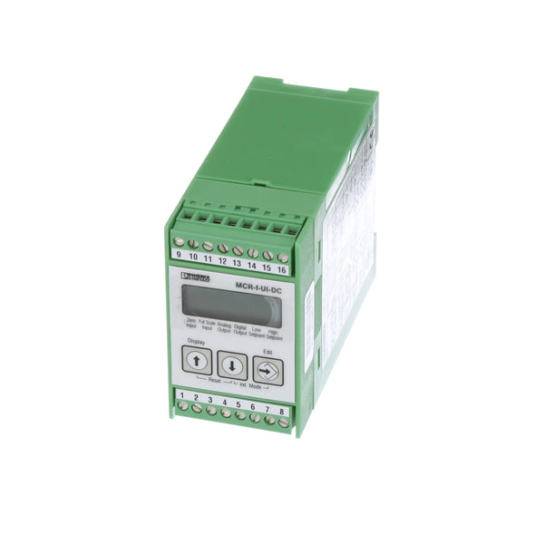 2814605 | PHOENIX CONTACT 3 Way Frequency Measuring Transducer, Frequency 0.1-120 Hz, Programmable