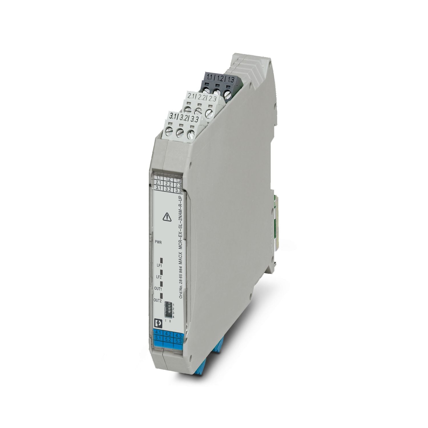 2865984 | Phoenix Contact Isolating Amplifier, 3-Way, 80mA, 8V, Relay Out, 2-Channel, Screw Connection