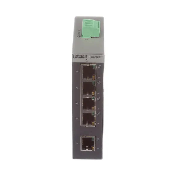 2891001 | PHOENIX CONTACT Industrial Ethernet Switch, 5 Port, Unmanaged, 24 VDC, FL Switch SFNB Series