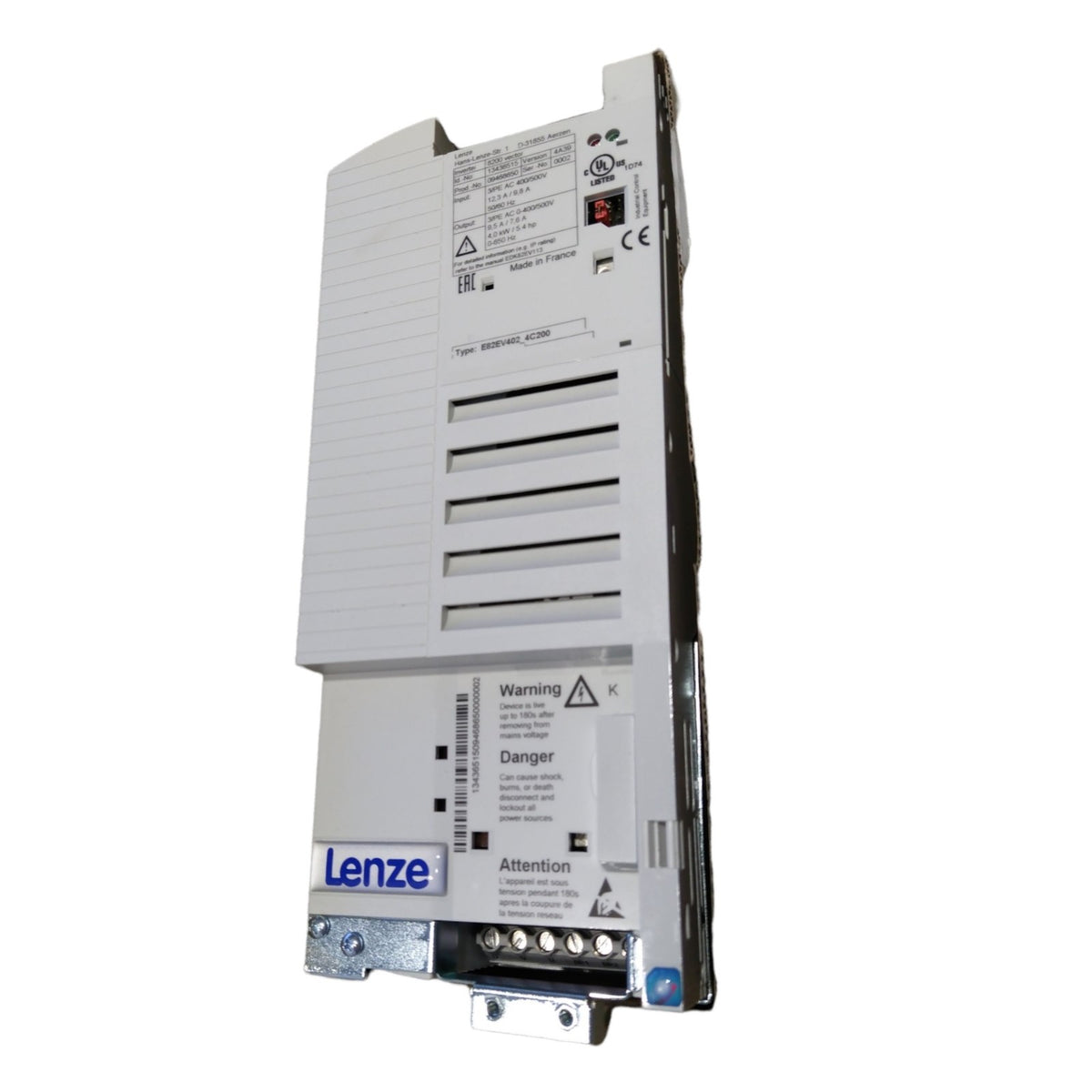 E82EV402-4C200 | Lenze 8200 Series Servo Controller 4 kW 400/500 VAC