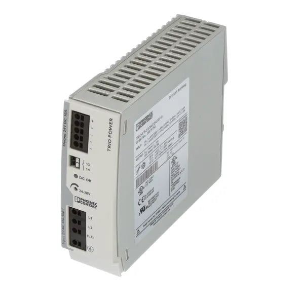 2903154 | PHOENIX CONTACT Power Supply, AC-DC, TRIO-PS-2G/3AC/24DC/10 TRIO POWER Series