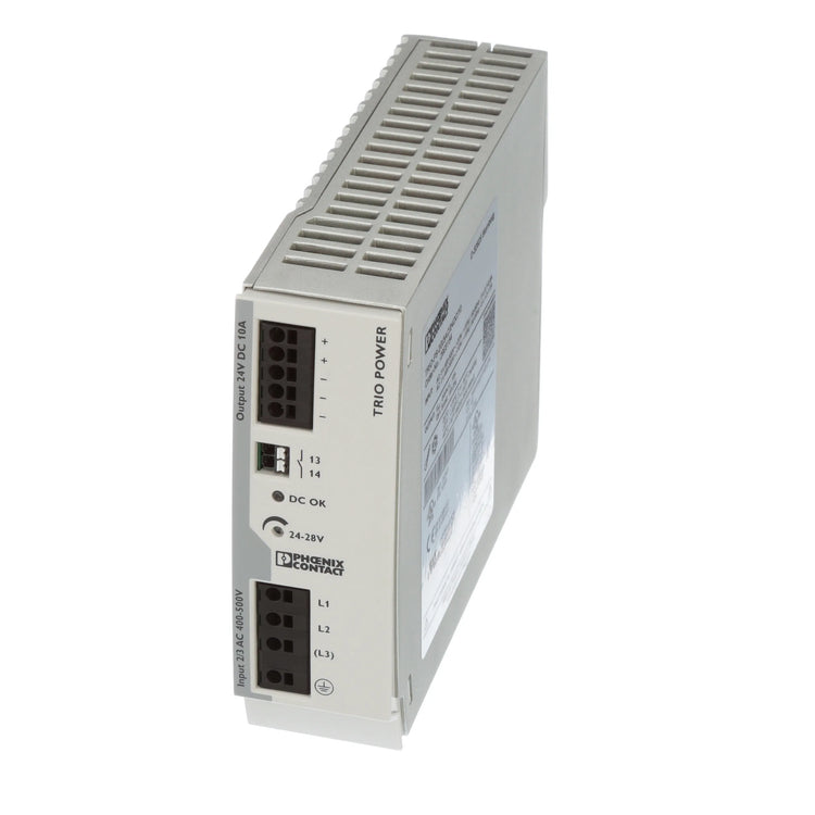 2903154 | PHOENIX CONTACT Power Supply, AC-DC, TRIO-PS-2G/3AC/24DC/10 TRIO POWER Series