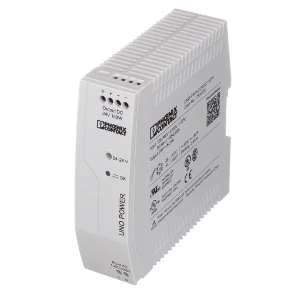 2904376 | Phoenix Contact Power Supply, AC-DC, UNO, Primary Switched