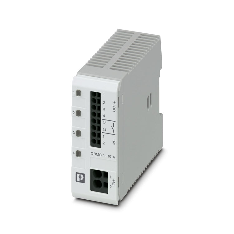 2906032 | Phoenix Contact Circuit Breaker Electronic Programmable 4 Channel 1-10A NO 24VDC CBMC Series