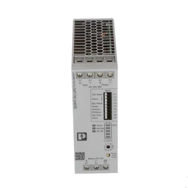 2907077 | PHOENIX CONTACT Power supply, uninterruptible;24VDC IN, 40A, UPS, QUINT4-UPS/24DC/24DC/40