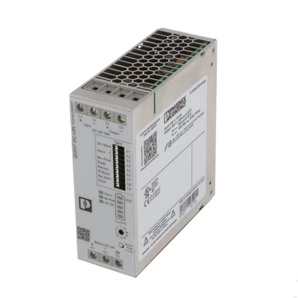 2907077 | PHOENIX CONTACT Power supply, uninterruptible;24VDC IN, 40A, UPS, QUINT4-UPS/24DC/24DC/40