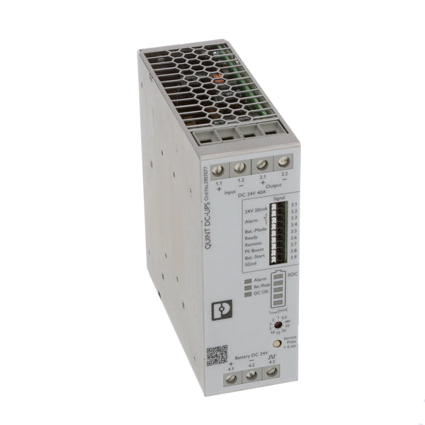 2907077 | PHOENIX CONTACT Power supply, uninterruptible;24VDC IN, 40A, UPS, QUINT4-UPS/24DC/24DC/40