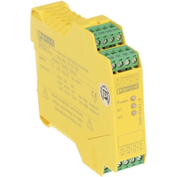 2963802 | PHOENIX CONTACT Safety Relays, Safety, 1 Channel, 250 VAC/VDC, PSR CLASSIC Series