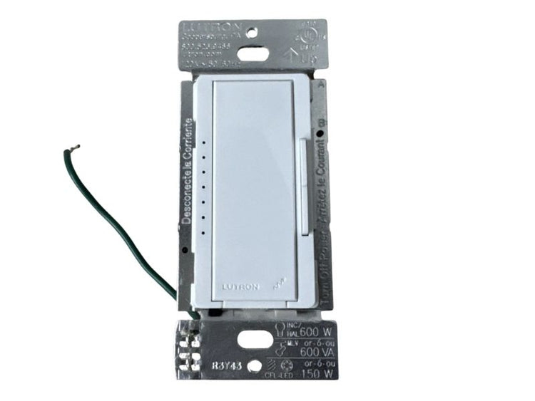 RRD-6CL-WH | Lutron CL Dimmer for RadioRA 2, Single-Pole, 600W, White, 120V