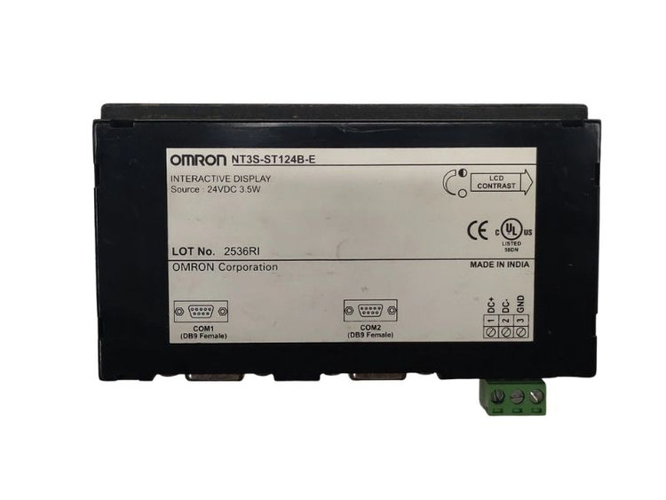 Omron NT3S-ST124B-E HMI 4.1 Inch Touch Panel 192x64 LCD 24VDC