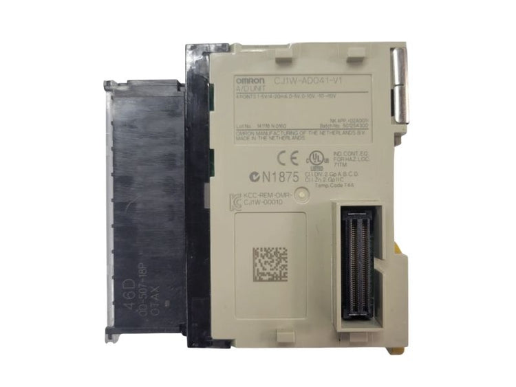 CJ1W-AD041-V1 | Omron CJ Series 4-Channel Analog Input PLC Module