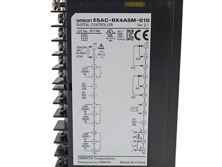 Omron E5AC-RX4A5M-010 Temperature Process Controller PID Unit