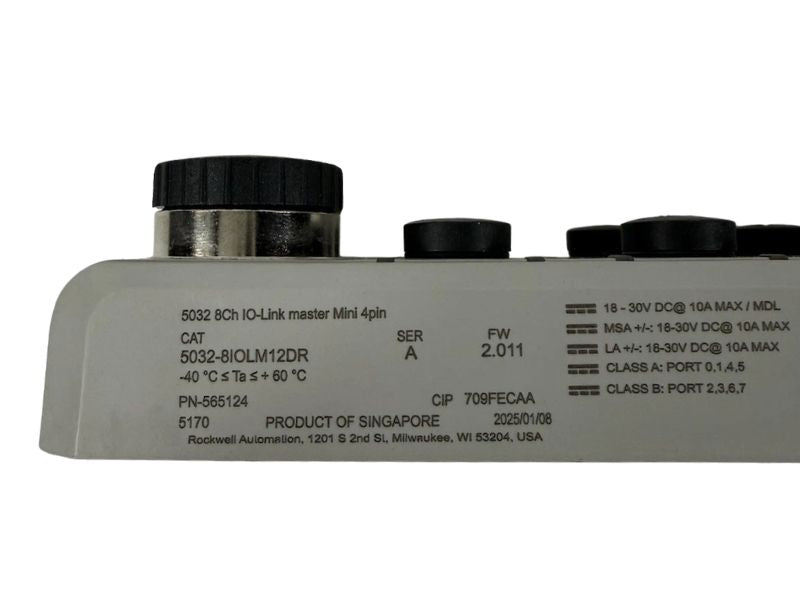 5032-8IOLM12DR | Allen-Bradley IO-Link Master 5032 AmorBlock