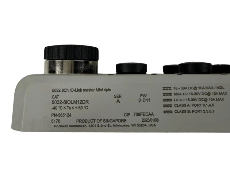 5032-8IOLM12DR | Allen-Bradley IO-Link Master 5032 AmorBlock