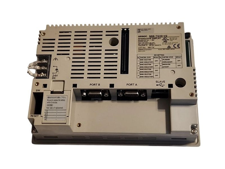 Omron NS5-TQ10-V2 5.7" TFT Touchscreen HMI Operator Interface Panel 24VDC