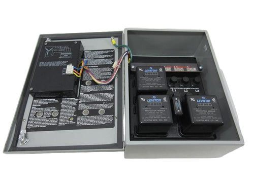 57120-M3 | Leviton Type 2 3-Phase Surge Panel with Replaceable Surge Modules
