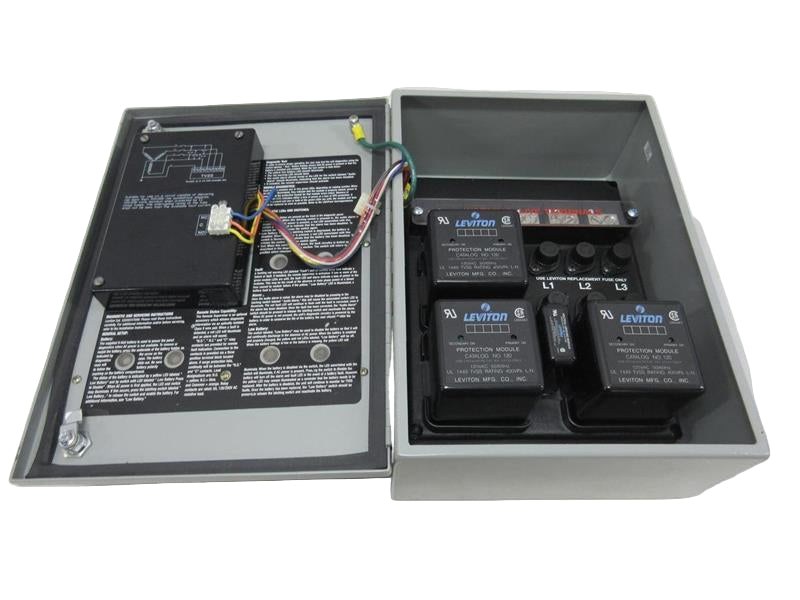 57120-M3 | Leviton Type 2 3-Phase Surge Panel with Replaceable Surge Modules