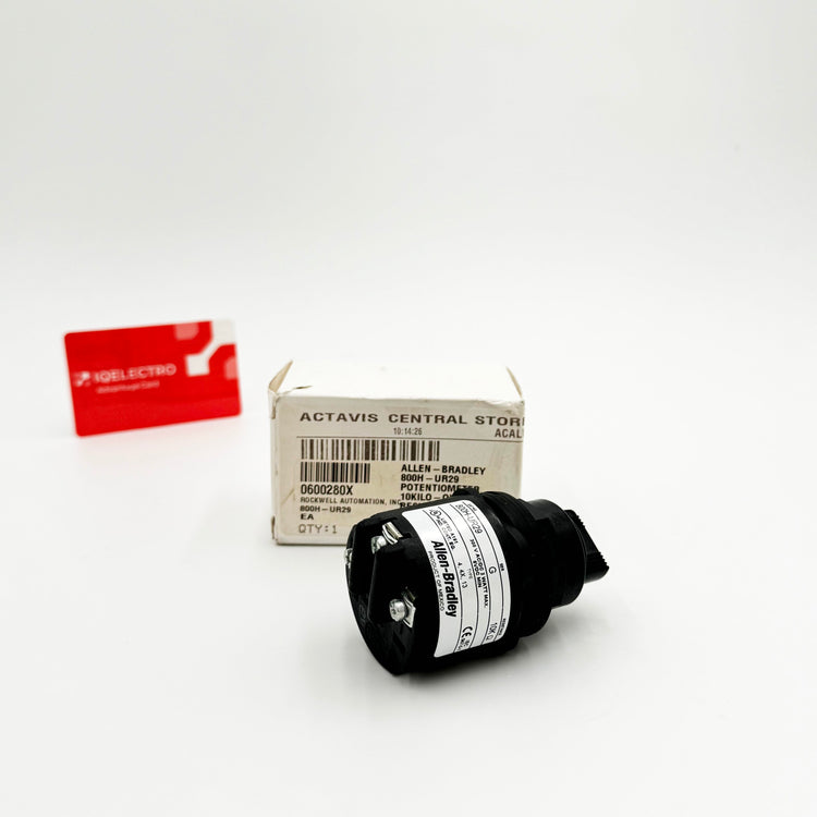 800H-UR29 | Allen-Bradley 30.5mm Potentiometer, 10K Ohms Resistive Element
