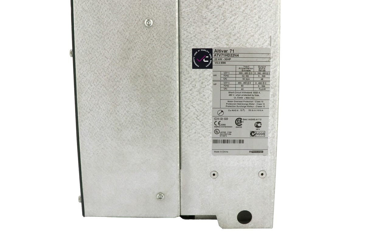 Schneider Electric ATV71HD22N4 Altivar 71 22 kW 30 HP AC Variable Speed Drive 380–480 V