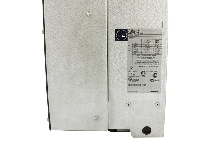 Schneider Electric ATV71HD22N4 Altivar 71 22 kW 30 HP AC Variable Speed Drive 380–480 V