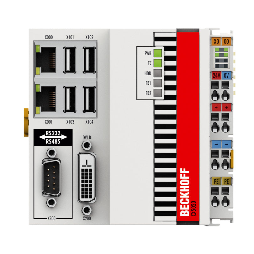 CX5020-0111 | Beckhoff Embedded PC with Intel Atom 1.6 GHz Processor and TwinCAT 2 PLC
