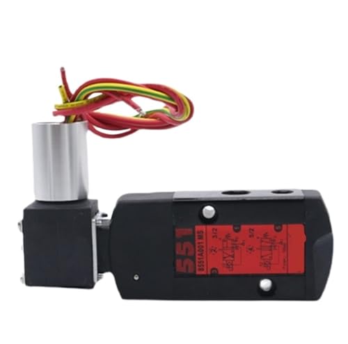 ASCO EF8551A005MS Explosion Proof Three-Way Pilot-Operated Solenoid Valve with Manual Override