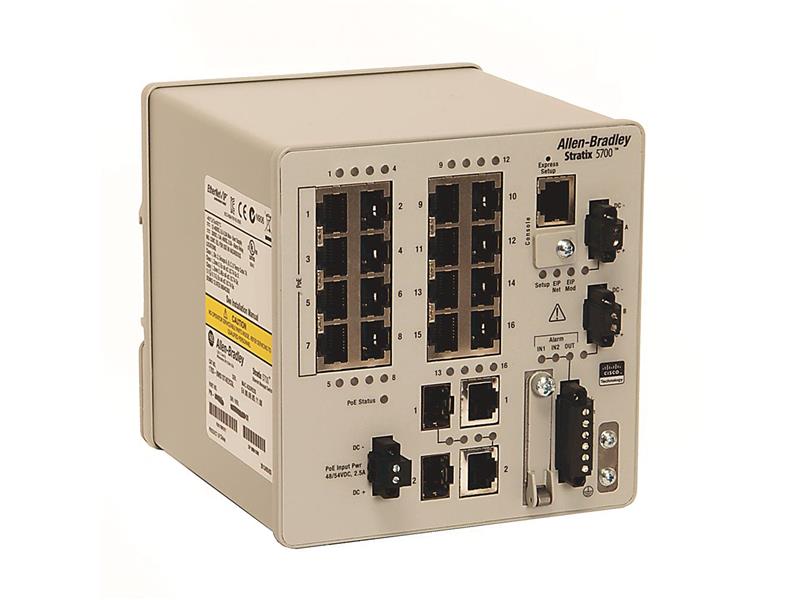 1783-BMS12T4E2CGL | Allen-Bradley Stratix 5700 18 Port Managed Switch