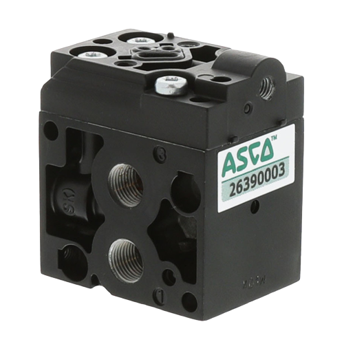 ASCO 26390003 Series 263 Four-Way Two-Position Air-Piloted Solenoid Valve for Pneumatic Control Applications