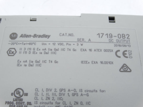 Allen-Bradley 1719-OB2 Ex I/O 2-Channel Digital Output Module