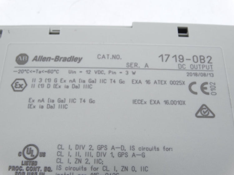 Allen-Bradley 1719-OB2 Ex I/O 2-Channel Digital Output Module