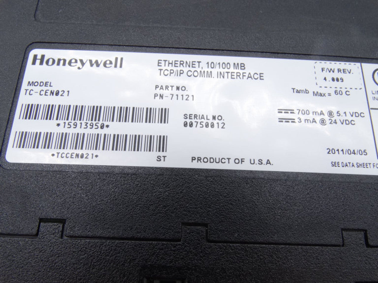 TC-CEN021 | Honeywell Communication Interface Module