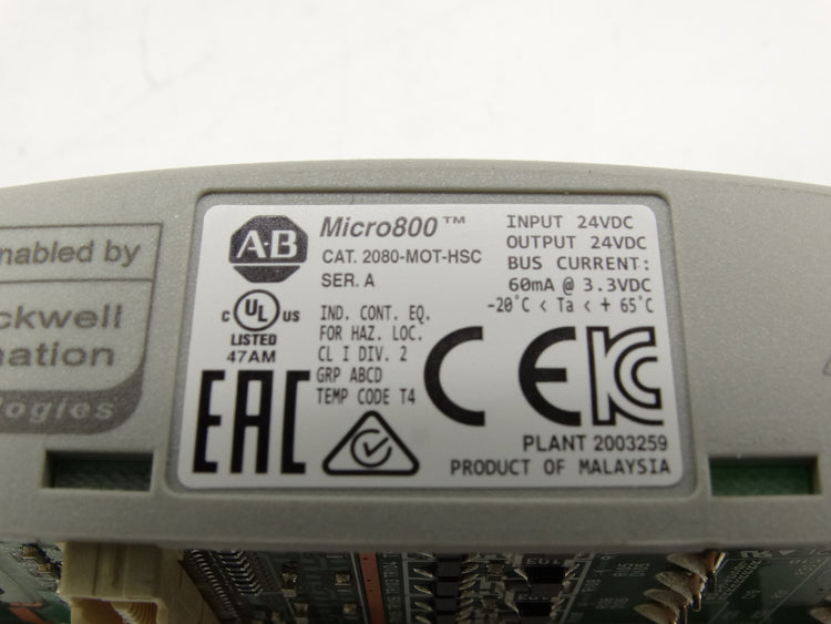 2080-MOT-HSC | Allen-Bradley High Speed Counter Plug-In Module