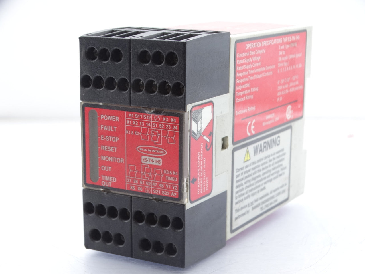 ES-TN-1H5 | Banner E-Stop Safety Module