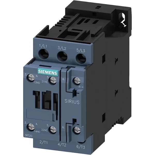 3RT2027-1BB40 | Siemens Contactor, AC3:15KW 1NO+1NC 24VDC