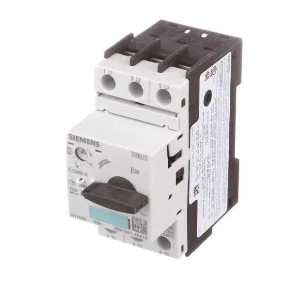 3RV1021-4AA10 | Siemens Circuit Breaker, Motor Protection, Size S0, 16A, 690V, 3RV1 Series