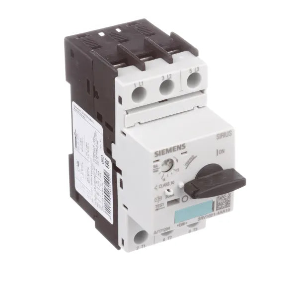 3RV1021-4AA10 | Siemens | Circuit Breaker, Motor Protection, Size S0, 16A, 690V, 3RV1 Series