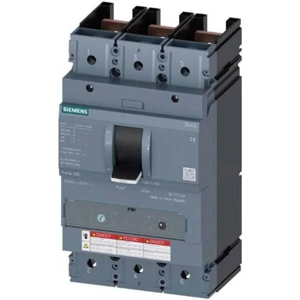 3VA5340-5EC31-0AA0 | SIEMENS Low Voltage 3VA Molded Case Circuit Breaker, 400A, 600V, 3-Pole