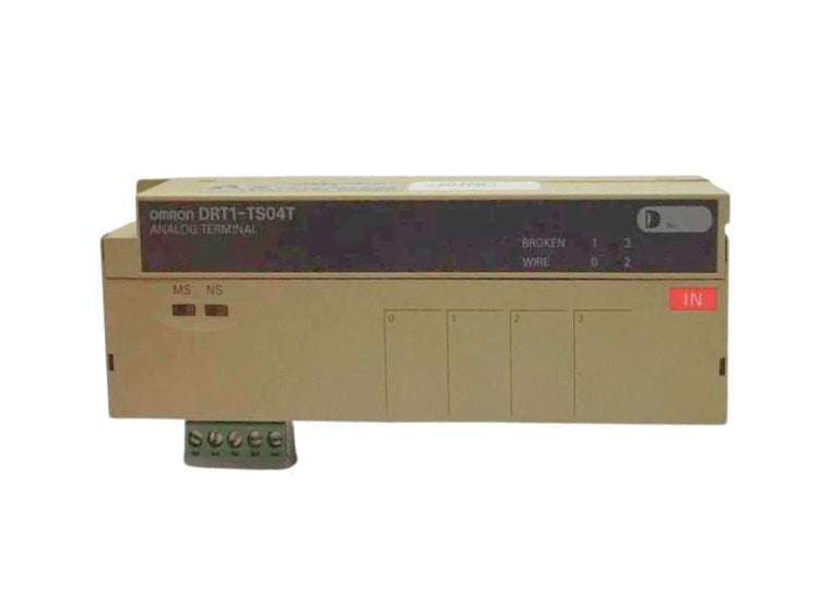 Omron DRT1-TS04T DeviceNet Temperature Input Module 4 Thermocouple Inputs 24VDC PLC